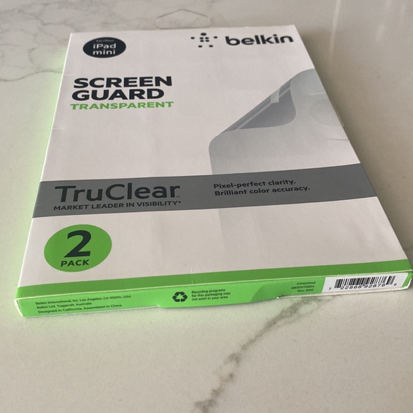 3/$10 Belkin iPad mini screen guard transparent (2 pack) - Picture 3 of 4